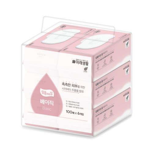 잘풀리는집 베이직 물티슈 (100매*6입)