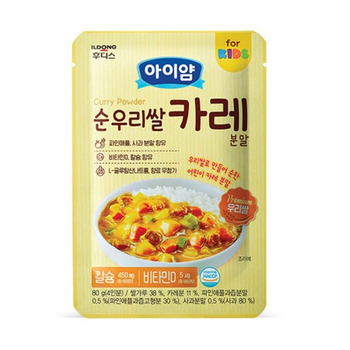  아이얌 순우리쌀 카레 분말 (80G)