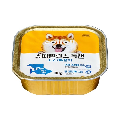콜리올리 슈퍼밸런스 독캔 (소고기&참치) (300G)