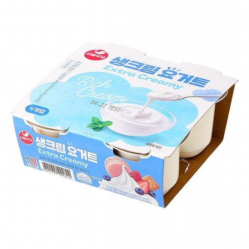 서울우유 생크림 요거트 (85G*4입)