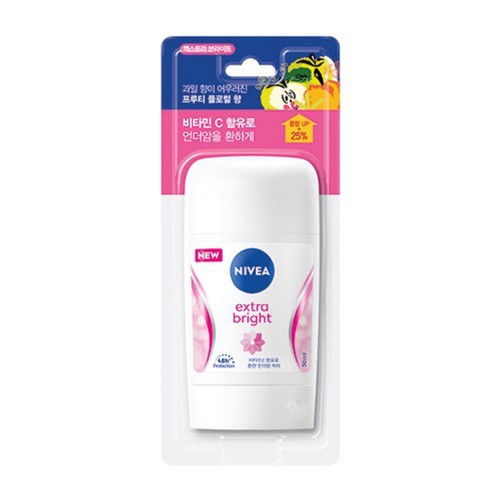 니베아 데오드란트 스틱(엑스트라 브라이트) (50ML)
