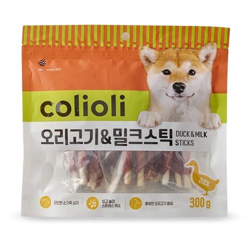 콜리올리 오리고기 & 밀크스틱 (300G)