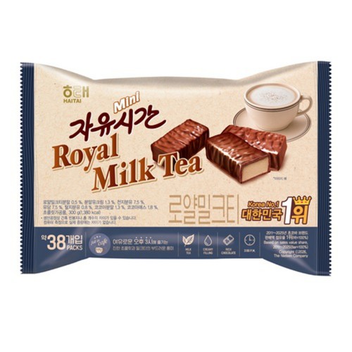 해태 미니자유시간 로얄밀크티 (300G)