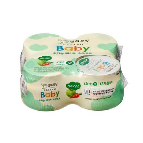 매일 상하목장 베이비 유기농 요거트 사과당근 (85G*4입)