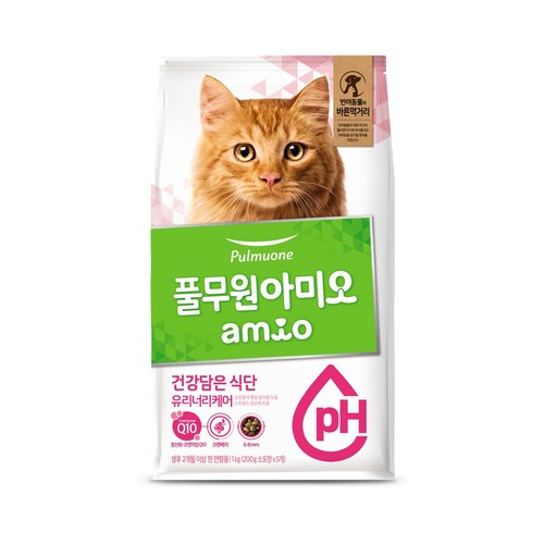 풀무원 아미오 건강담은식단 캣 (유리너리케어) (1KG)