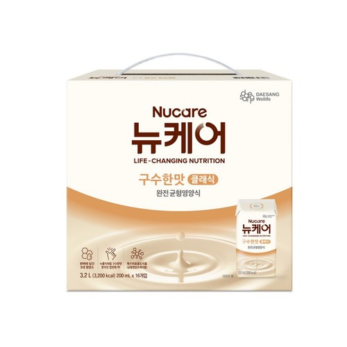[명절선물세트] 뉴케어 구수한맛 클래식 (200ML*16입)