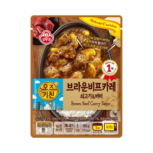 오뚜기 오즈키친 브라운비프카레 (180G)