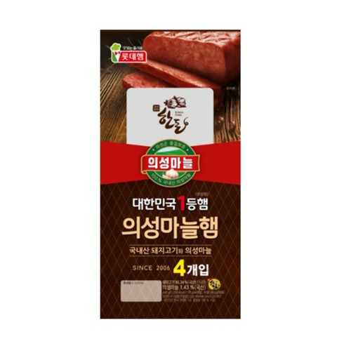 롯데 의성마늘햄 (110G*4입)