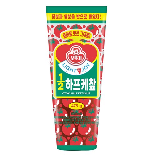오뚜기 LIGHT&JOY 1/2 하프 케찹 (475G)