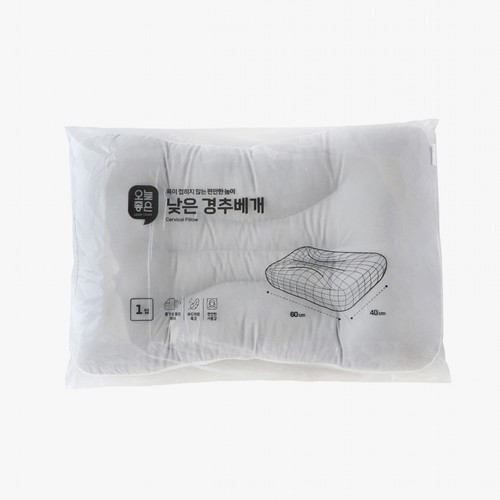 오늘좋은 낮은 경추 베개 (40*60CM)