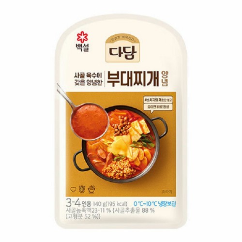 CJ 백설 다담 부대찌개 양념 (140G)