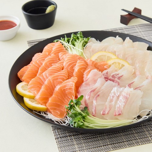 광어 연어 도미 모둠회 (400G)