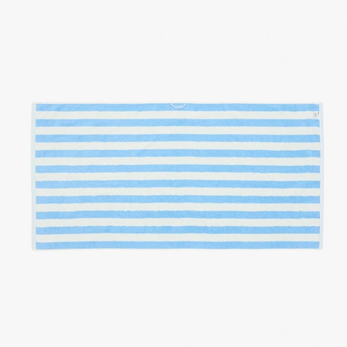 오늘좋은 스트라이프 바스타월 1P (클라우드블루) (70*140CM)