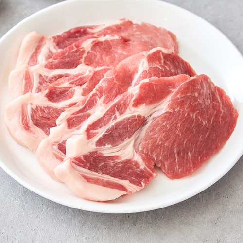 K-흑돼지 목심 구이용(국내산) (500G)