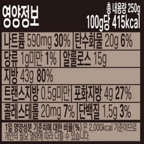 오뚜기 LIGHT&JOY 저당 흑임자드레싱 (250G)