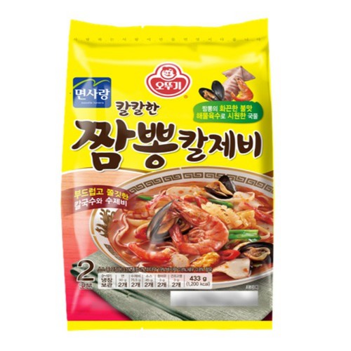 오뚜기 칼칼한 짬뽕 칼제비 (433G)