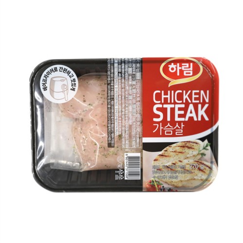 하림 치킨 스테이크 (가슴살) (270G)