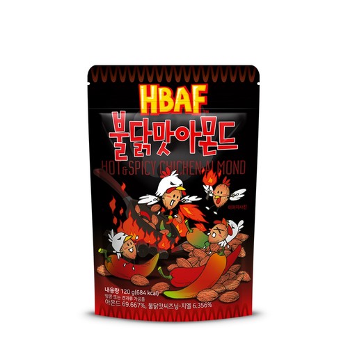 HBAF 불닭맛 아몬드 (120G)