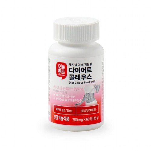 오늘좋은 다이어트 콜레우스 (750MG*60)