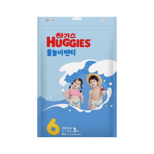 하기스 물놀이팬티(점보, 공용) (3입)