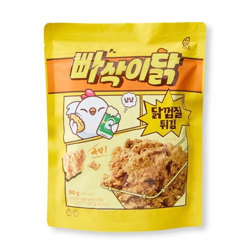 빠삭이닭 닭껍질 튀김 (80G)