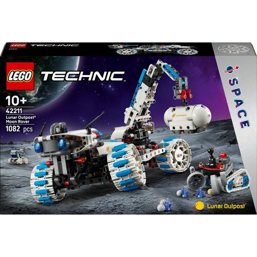 테크닉 레고 Lunar Outpost 문 로버 우주차량 (42211) (10세 이상)