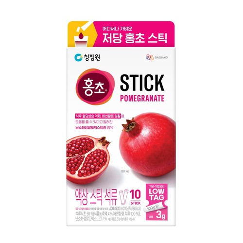청정원 홍초 석류저당스틱기능성 (400ML)