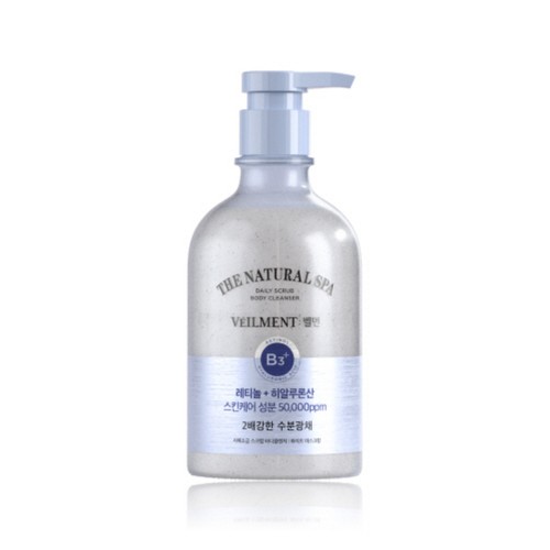 벨먼 수분광채 스파 스크럽 바디워시(머스크) (600ML)