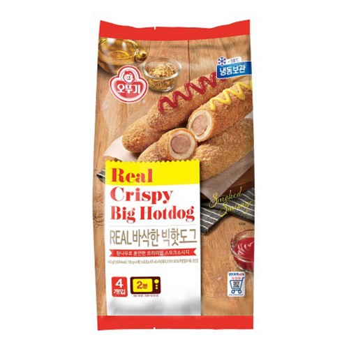 오뚜기 바삭한 빅핫도그 (480G)
