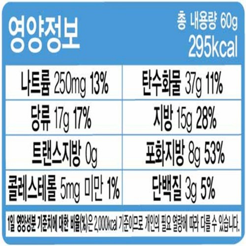 오뚜기 LIGHT&JOY 당을줄인 쌀컵케이크 초코 (60G)