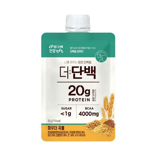 빙그레 더단백 파우치 곡물 (32G)
