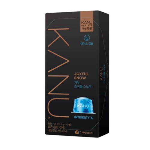 카누 바리스타 조이풀 스노우 캡슐 (9.5G*10입)