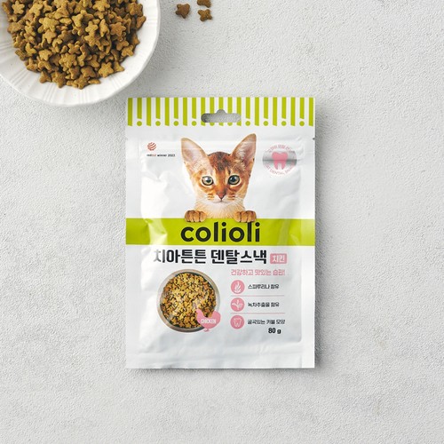 콜리올리 치아튼튼 덴탈스낵 (치킨) (80G)