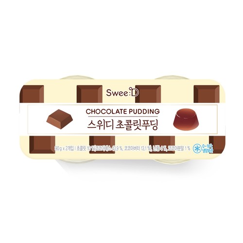 스위디 초콜릿푸딩 (90G*2입)