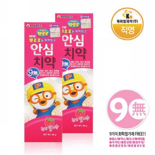  뽀로로 치약 (9무) (80G)