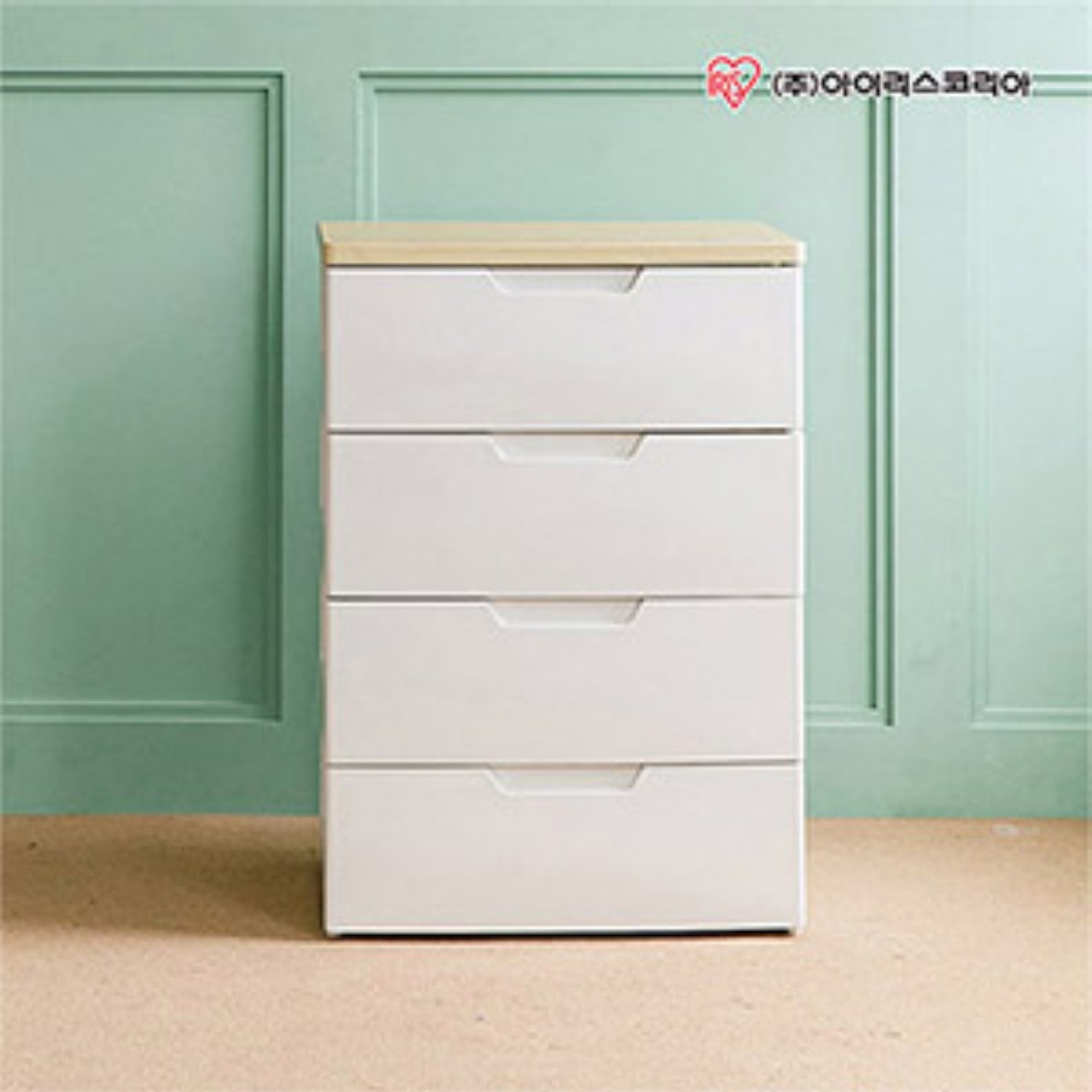 아이리스 와이드 우드탑 서랍장 (4단) (560*415*810MM)ㅣ롯데마트 제타 최상의 신선 식품과 다양한 간편식을 롯데마트 ...