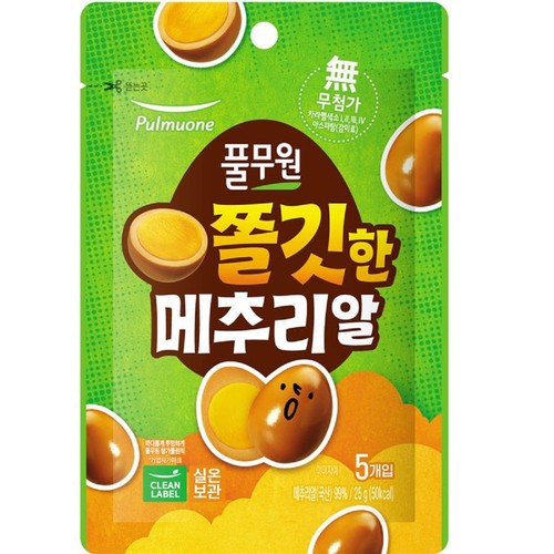 풀무원 쫄깃한 훈제메추리알 (25G)