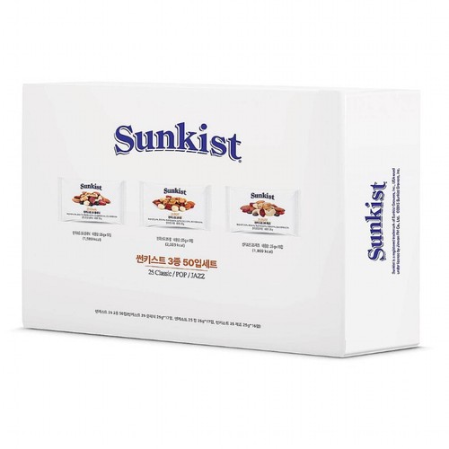 [추석 선물세트 사전예약] 썬키스트 데일리 3종 50봉 (1250G)