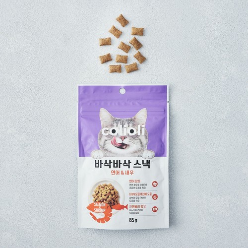 콜리올리 바삭바삭 스낵 (연어&새우) (85G)