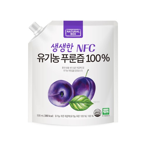내추럴박스 유기농 푸룬즙 100% (500ML)