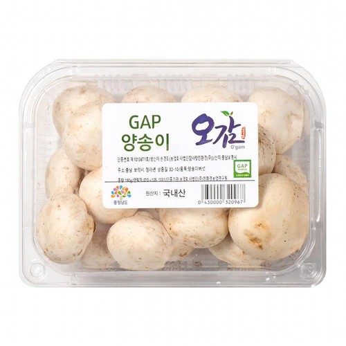 GAP 충남 오감양송이 (300G/팩)
