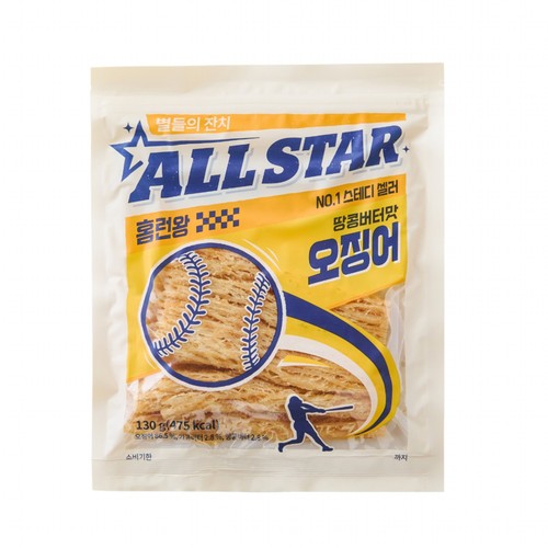 정화식품 ALLSTAR 땅콩버터맛 오징어 (130G)