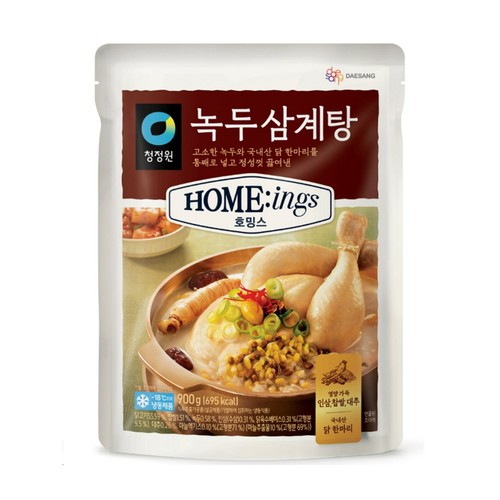 청정원 호밍스 녹두 삼계탕 (900G)