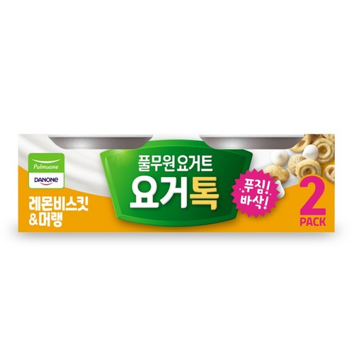 풀무원다논 요거톡 레몬머랭 (126G*2입)