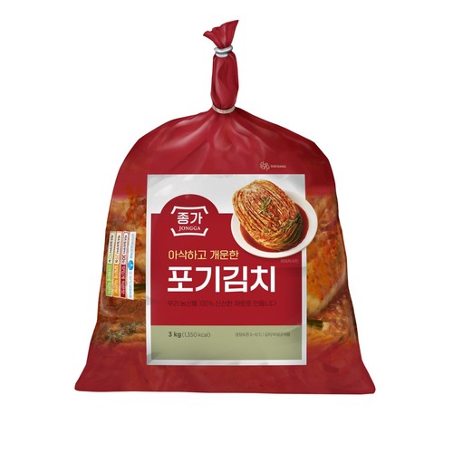 대상 종가 아삭하고 개운한 포기김치 (3KG)