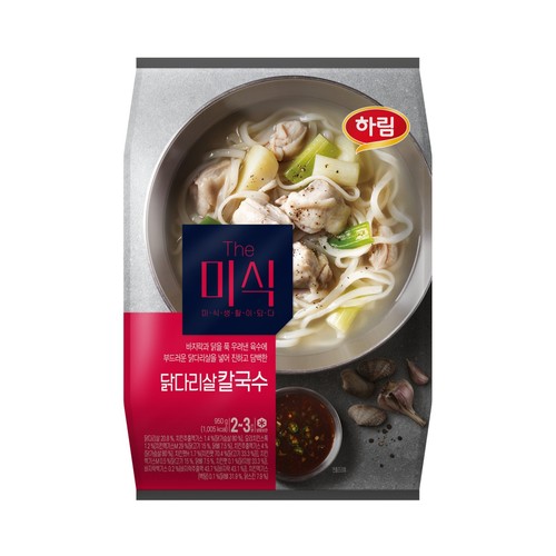  하림 더미식 닭다리살 칼국수 (950G)
