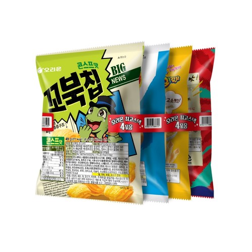 오리온 최고스낵 4번들 (170G)