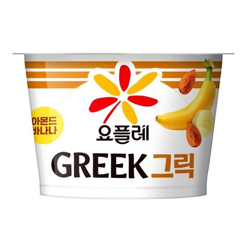 빙그레 요플레 그릭 아몬드 바나나 (180G)