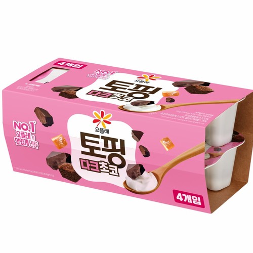 빙그레 요플레 토핑 다크초코 (125G*4입)