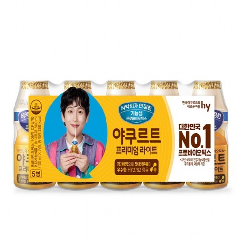 hy 야쿠르트 프리미엄 라이트 (100ML*5입)